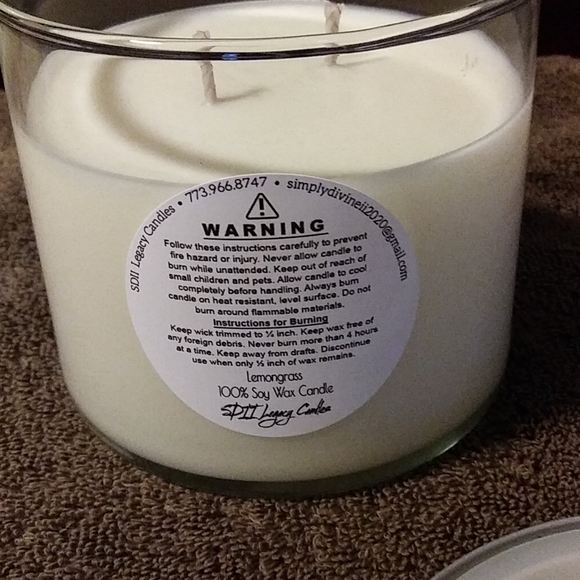 SDII Lemongrass Candles (2 in a set) - Picture 4 of 4